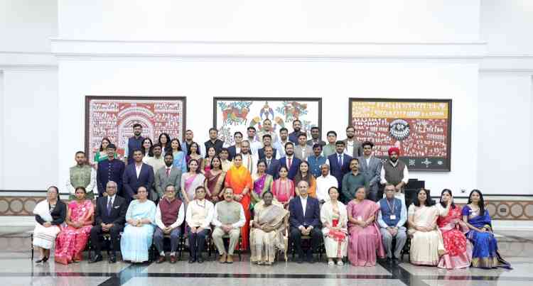 President Honours Two AIC-JKLU Startup Founders for Grassroots Innovation 