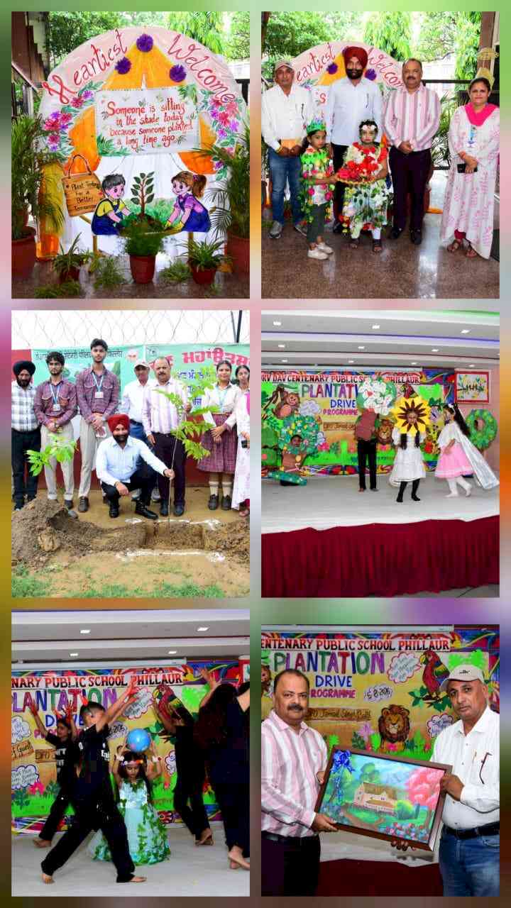 DRV DAV Centenary Public School, Phillaur Celebrates Van Mahotsav to Promote Environmental Conservation