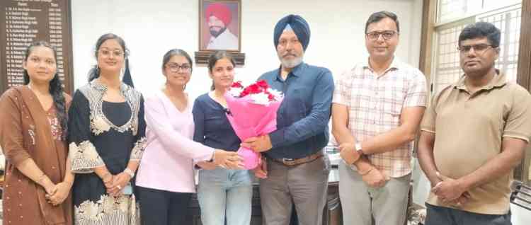 Two Lyallpur Khalsa College Biotechnology Graduates Selected as Young Professionals at NRDDL, Jalandhar