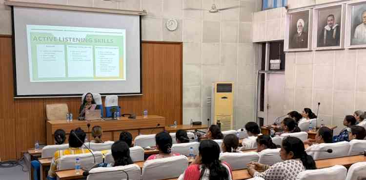 Mental Health Awareness Programme on Professional Communication and Interpersonal Skills for Non-Teaching Staff at Panjab University