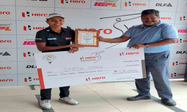 WPGT 2026: Sneha loses six-shot lead but survives play-off to beat Vani in 11th leg