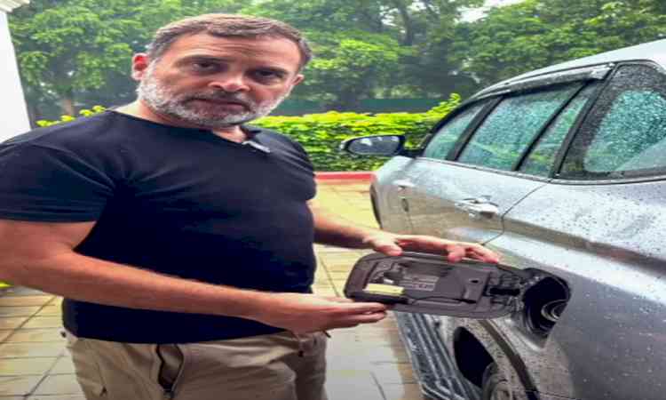 'Car tank was E20 compatible': BJP attacks Rahul Gandhi over fuel video