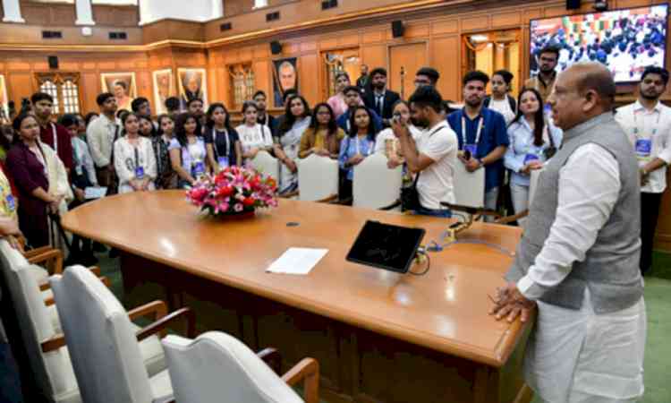 Delhi Assembly Speaker interacts with youth from BRICS nations