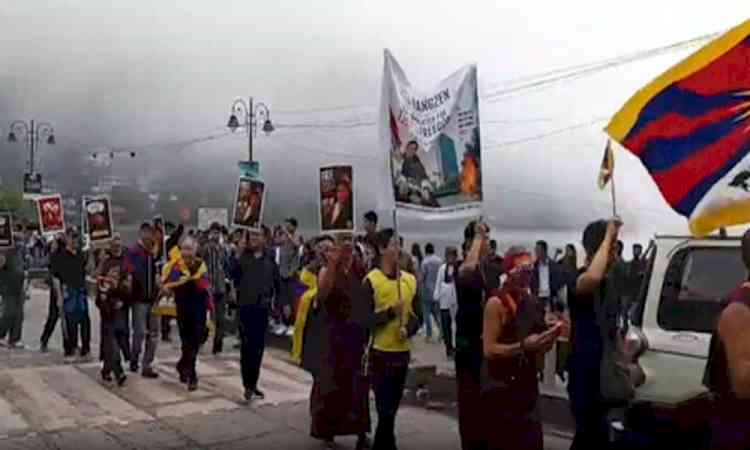 Tibetan youth rally in Gangtok protests China's 'Ethnic Unity Law'