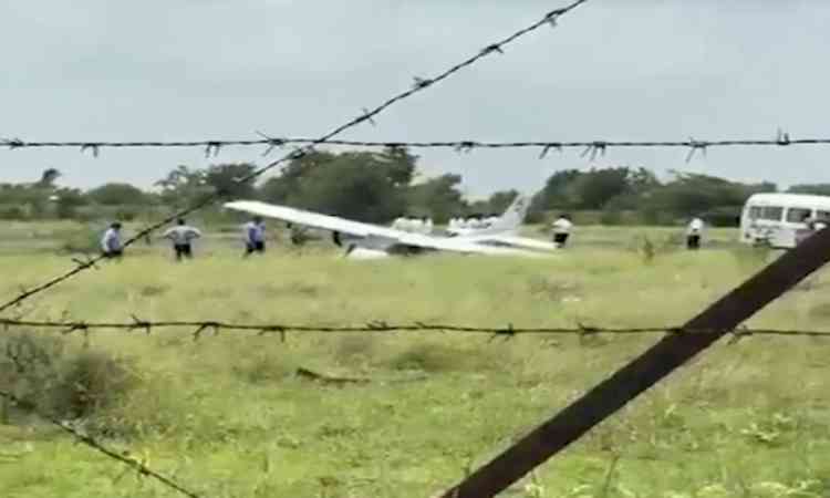 Trainer aircraft crash-lands at Pune's Baramati airport; no casualties reported