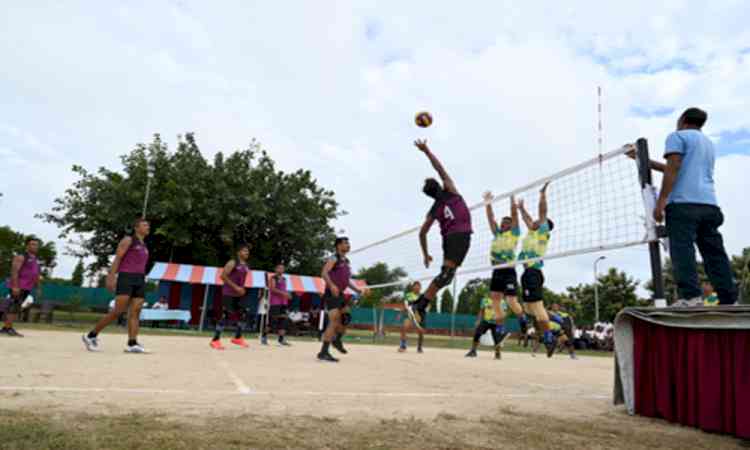Bengal: Rescuers join inter-battalion volleyball tournament in Nadia
