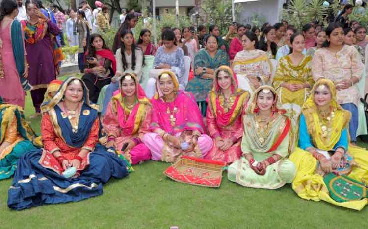 Lyallpur Khalsa College Celebrates Teeya festival dedicated to daughters in style