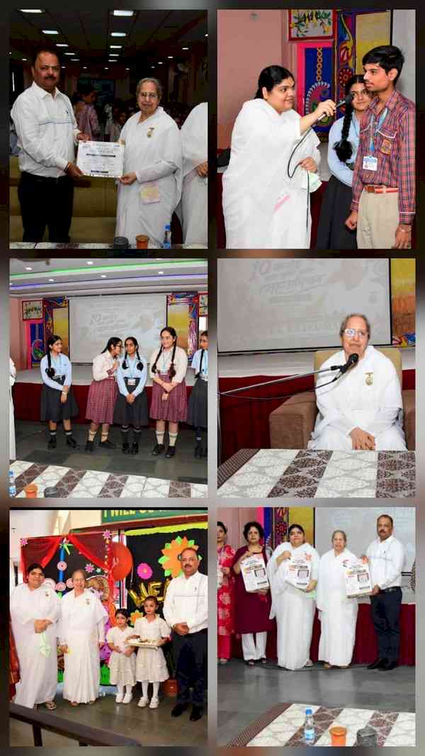 Brahma kumari 's Inspires young minds - Pledges for Drug-Free Future