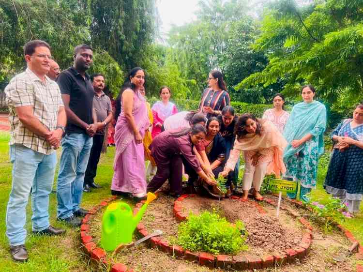 Panjab University Organises Tree Plantation Drive in Girls Hostel 10