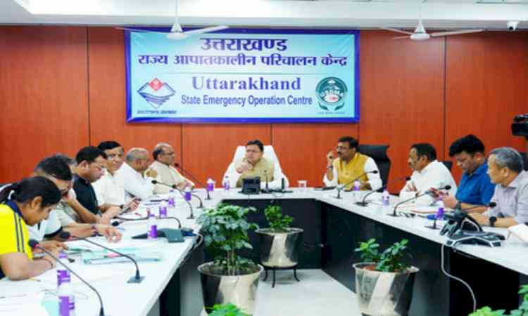 CM Dhami takes charge of Chamoli tunnel rescue; 16 workers brought out safely