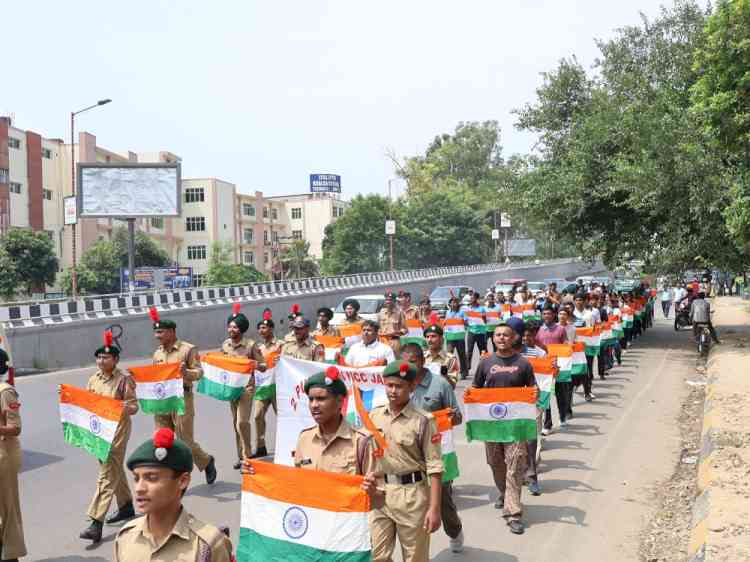 Lyallpur Khalsa College Celebrates Independence Day with Grand Tiranga Rally in Collaboration with 2 PB NCC Battalion