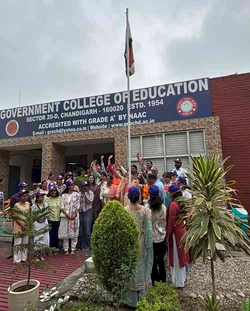 Government College of Education celebrates 80th Independence Day with patriotic fervour