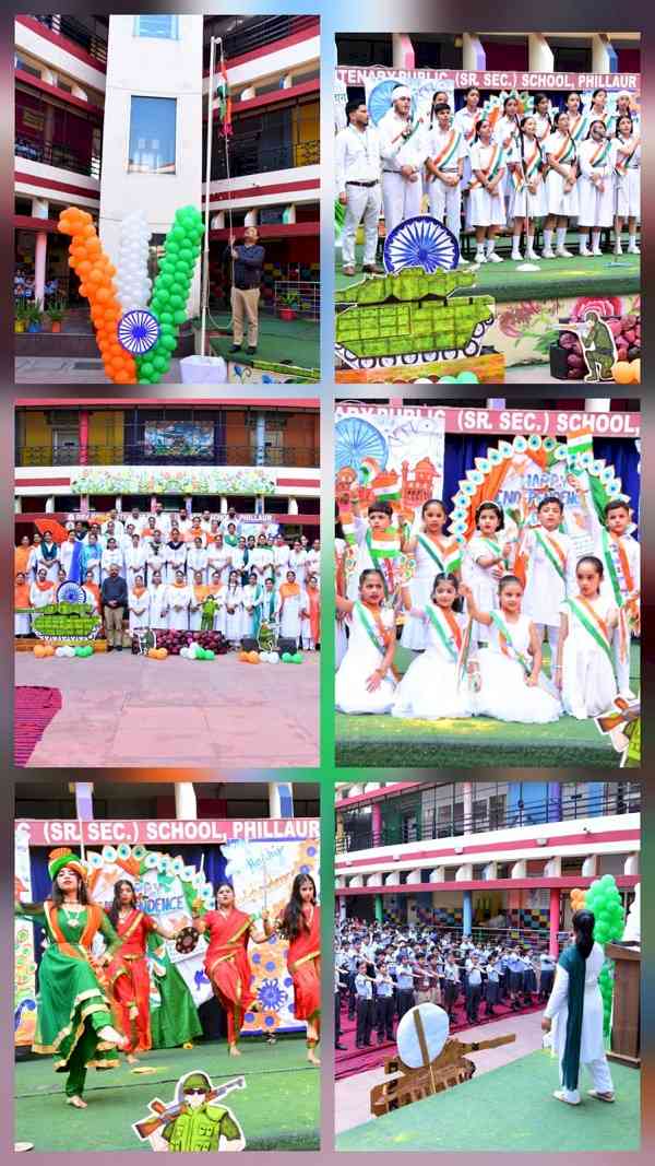 DRV DAV Centenary Public School Phillaur Celebrates Independence Day with Patriotic Fervour