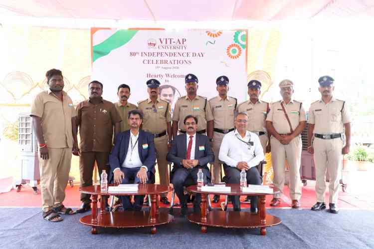  VIT-AP University Honours Nine Unsung Heroes from AP Police, Fire Services and APSRTC