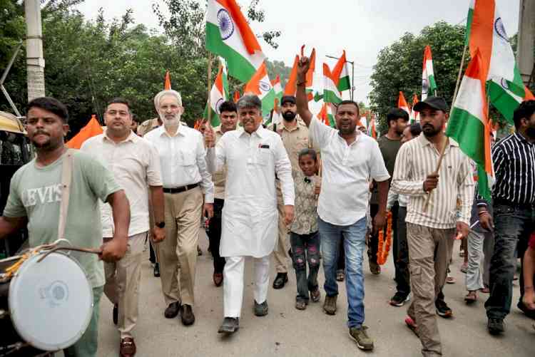MP Tewari remembers the supreme sacrifices of Freedom Fighters on India’s 80th Independence Day