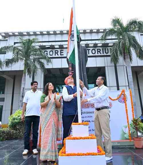 MDU celebrates Independence Day with patriotic fervour; VC calls for meaningful contribution to nation-building