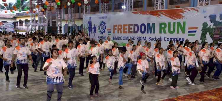 NMDC organises Freedom Run 2026 in its operational locations, over 2,000 Runners participated
