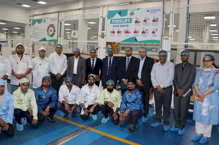 Sri Lankan Energy Minister Visits JAKSON Group’s Greater Noida Manufacturing Facility