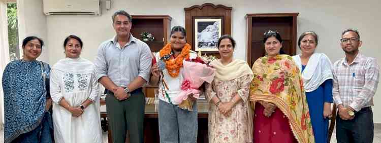 DSCW celebrates its BA student- Priyanka's, Silver Medal at Women’s Asian Boxing Championship 2026