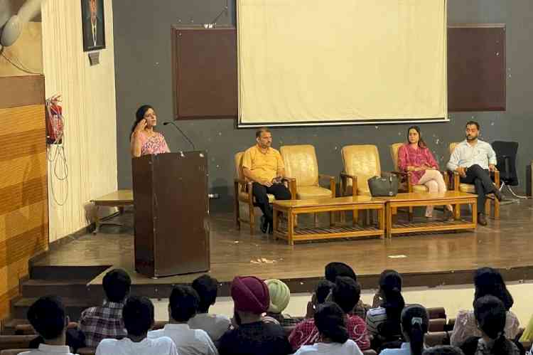 PU Department of Evening Studies Multi-Disciplinary Research Centre Conducted an Induction Programme for B.A. and B.Com Students