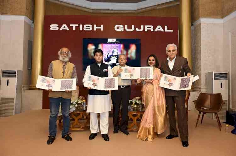Raseel Gujral Art Legacy (RGAL), in association with the Department of Posts, Government of India, released a commemorative Postage Stamp marking the birth centenary of Padma Vibhushan Satish Gujral