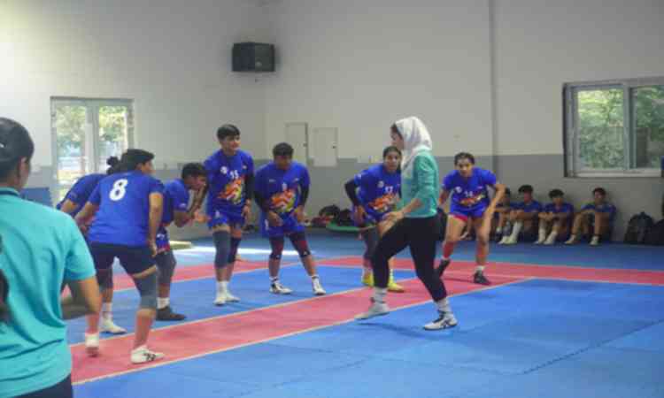 India, Iran women's kabaddi team trains together at SAI Sonepet ahead of Asiad