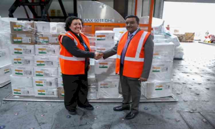Humanitarian assistance sent by India arrives in Colombia