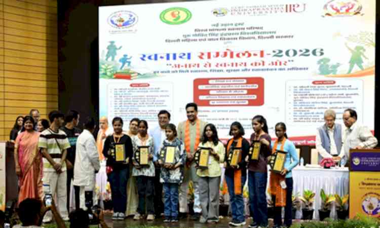 Delhi: Kapil Mishra calls for family, protection, dignity for children at ‘Swanath Sammelan-2026’