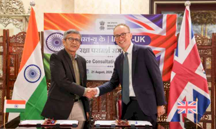 India-UK review defence industrial cooperation and ten-year road map