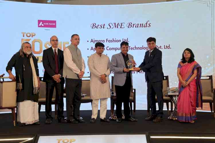 Ajmera Fashion Limited Honoured as One of Gujarat’s Top SME Brands