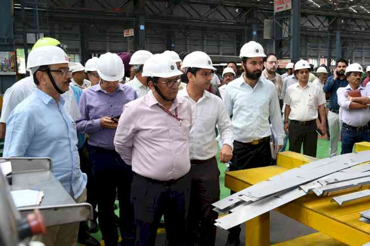 Sunil Kumar, Addl. Member (PU), Railway Board Visits RCF Kapurthala