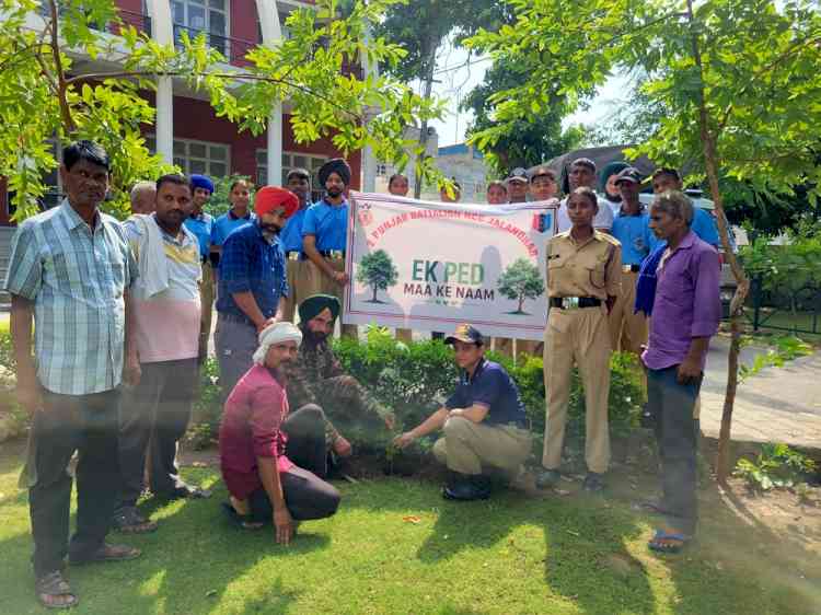 Lyallpur Khalsa College NCC Unit initiated vibrant tree plantation drive