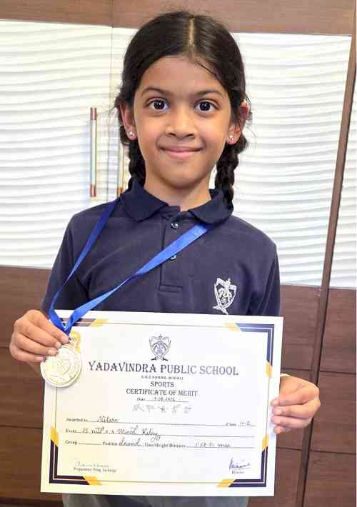 Nitara Sharma Excels in Swimming Competition
