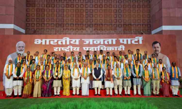 PM Modi meets BJP's new team, says organisational meetings bring 'new ideas and perspectives'