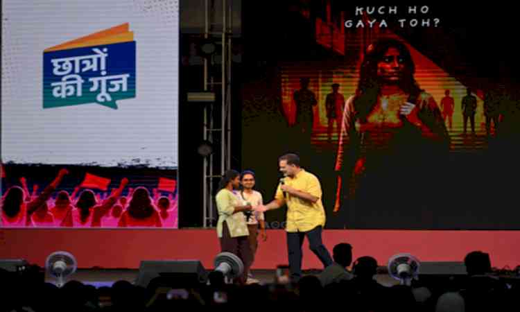 Rahul Gandhi addresses Gen-Z in Pune, challenges 'Manusmriti' view on women