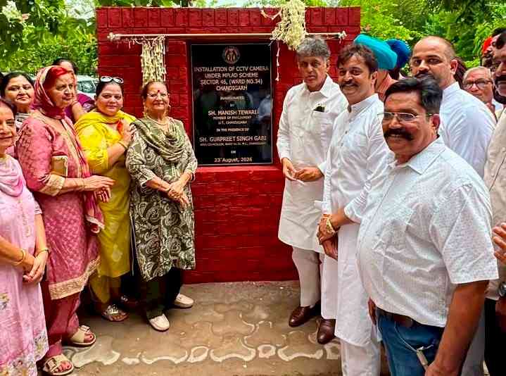 MP Manish Tewari Dedicates Various Development Projects to the Public