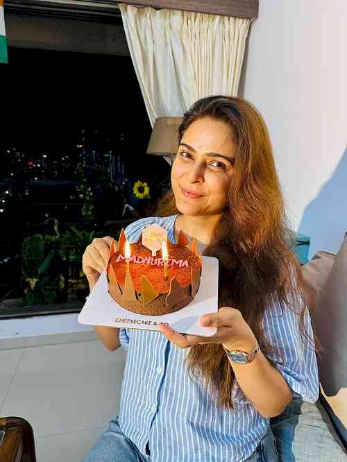 Two Beautiful Sides of Madhurima Tuli: The Charm of a Red Saree and the Love of Family and Friends 