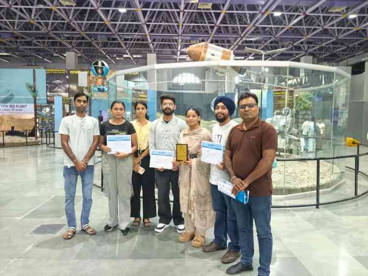 IKGPTU Students shines in Science Journalism Fest at Pushpa Gujral Science City