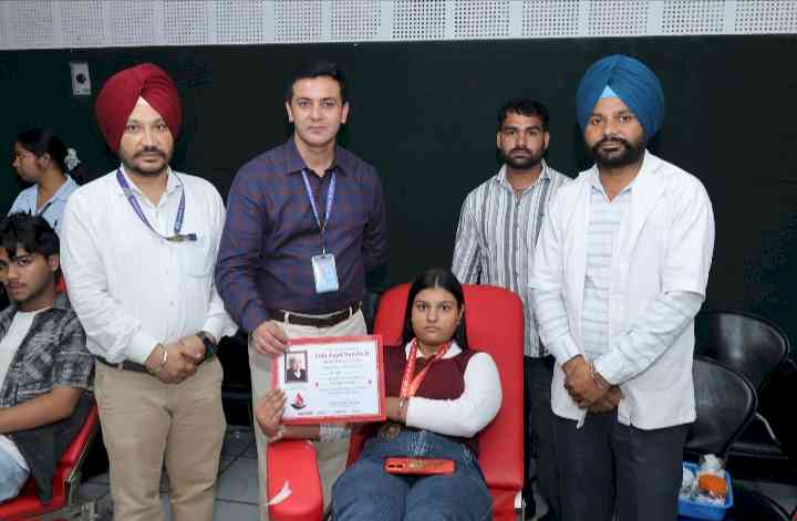 CT Group Organises Blood Donation Camps at Shahpur and Maqsudan Campuses; Collects 350+ Units