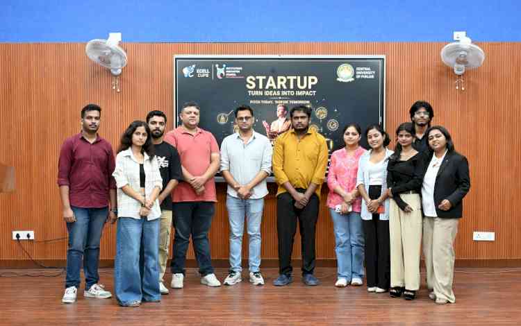 Students showcased their creativity and innovation at CU Punjab’s Startup Pitching Event