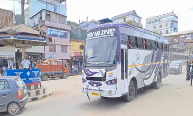 Inter-state bus services on Imphal-Dimapur-Guwahati route continue smoothly for 5th day