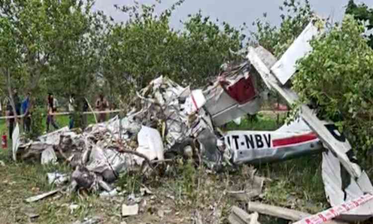 Kanpur: Two pilots killed as training aircraft crashes in field in UP