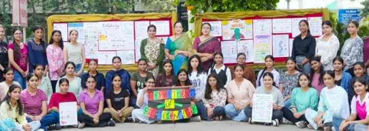 KMVites showcase Innovative Biotechnology ideas through posters