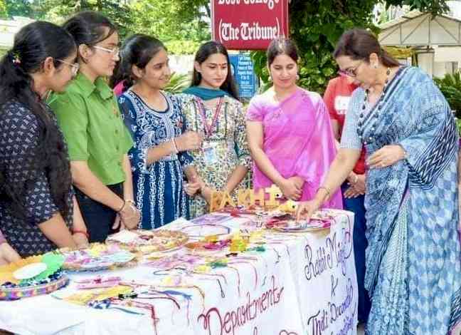 Kanya Maha Vidyalaya Organises Rakhi and Thali Making Competition to Celebrate Raksha Bandhan