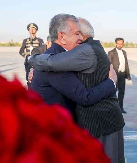 My fourth visit to Uzbekistan reflects growing momentum in bilateral ties: PM Modi (Ld)