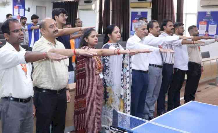 बीएमयूः टेबल टेनिस में निशांत ने बाजी मारी, अनिकेत दूसरे और वरुण तीसरे स्थान पर