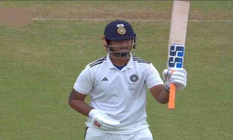 Duleep Trophy: Sooryavanshi becomes youngest player to score fifty in tournament’s history