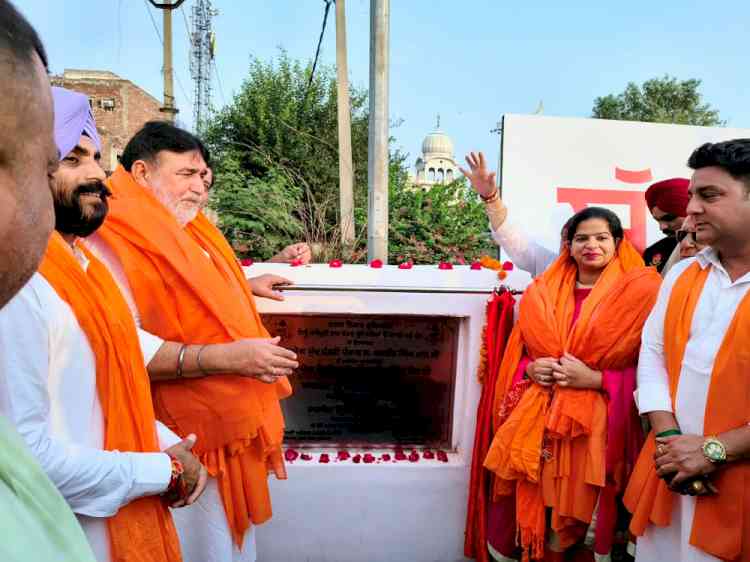 Mayor Inderjit Kaur, MLA Prashar inaugurate New Madhopuri Puli; project to stop waterlogging and streamline movement of traffic