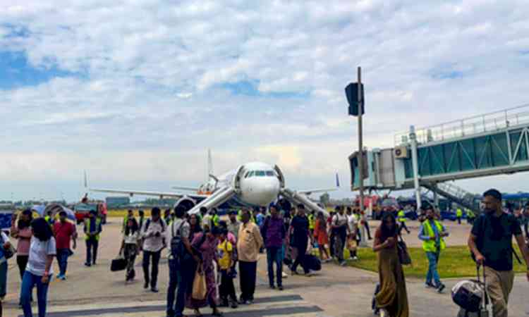 IndiGo flight hits pole while parking at Srinagar airport; passengers, crew safe