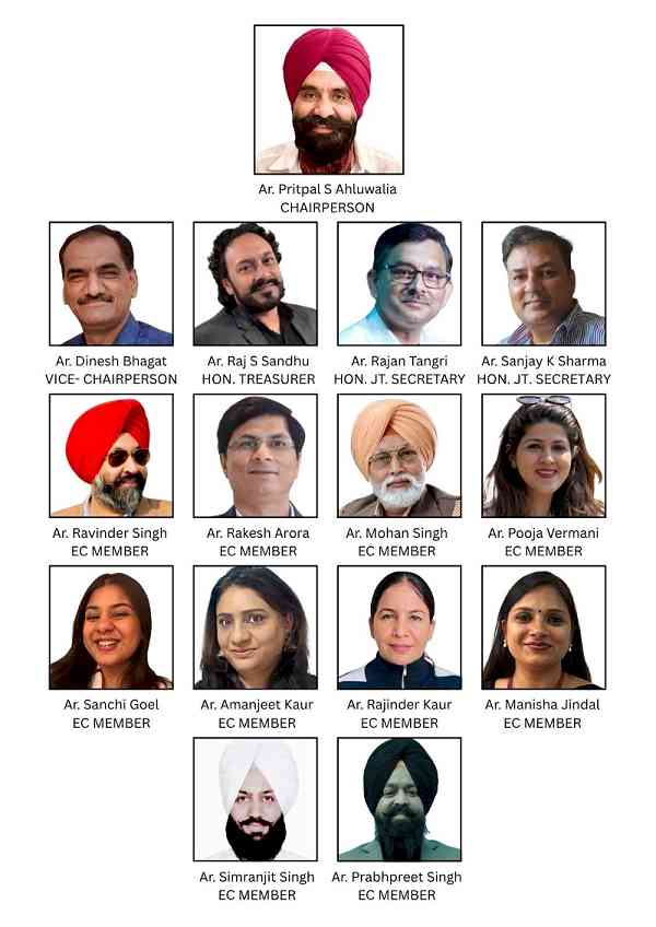 Ludhiana Architects congratulate Punjab Chapter winners